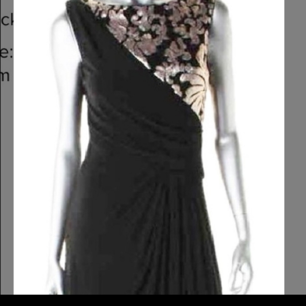Beautiful Black Gown Size 8